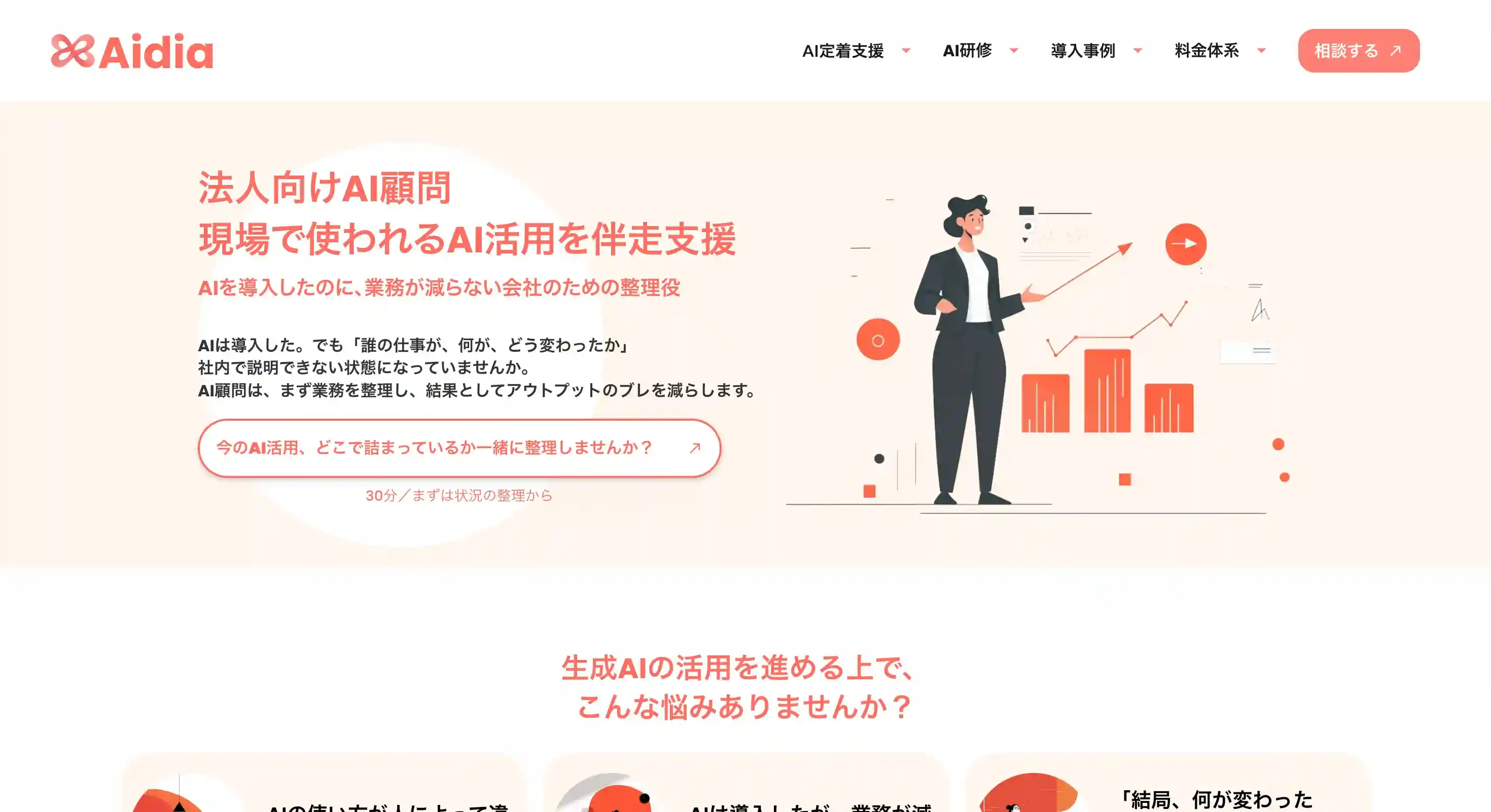 法人向けAI顧問（Aidia）